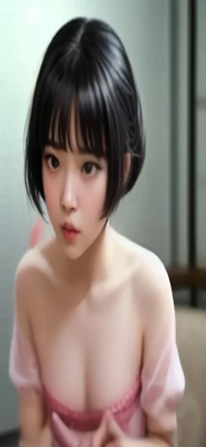 桔子tv 首页界面，顶部是搜索栏，下方为推荐内容瀑布流，卡片式布局，色彩明亮